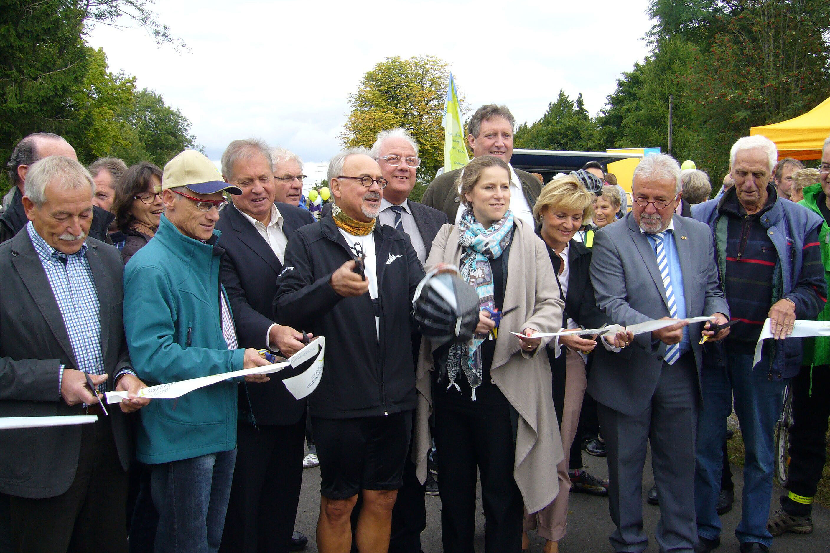 Eröffnung des Vennbahnradweges im September 2013